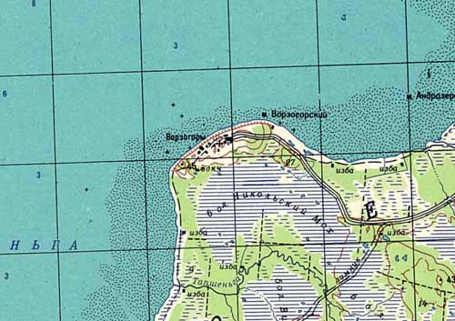 Карта онежского района архангельской области подробная